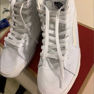 White high top vans